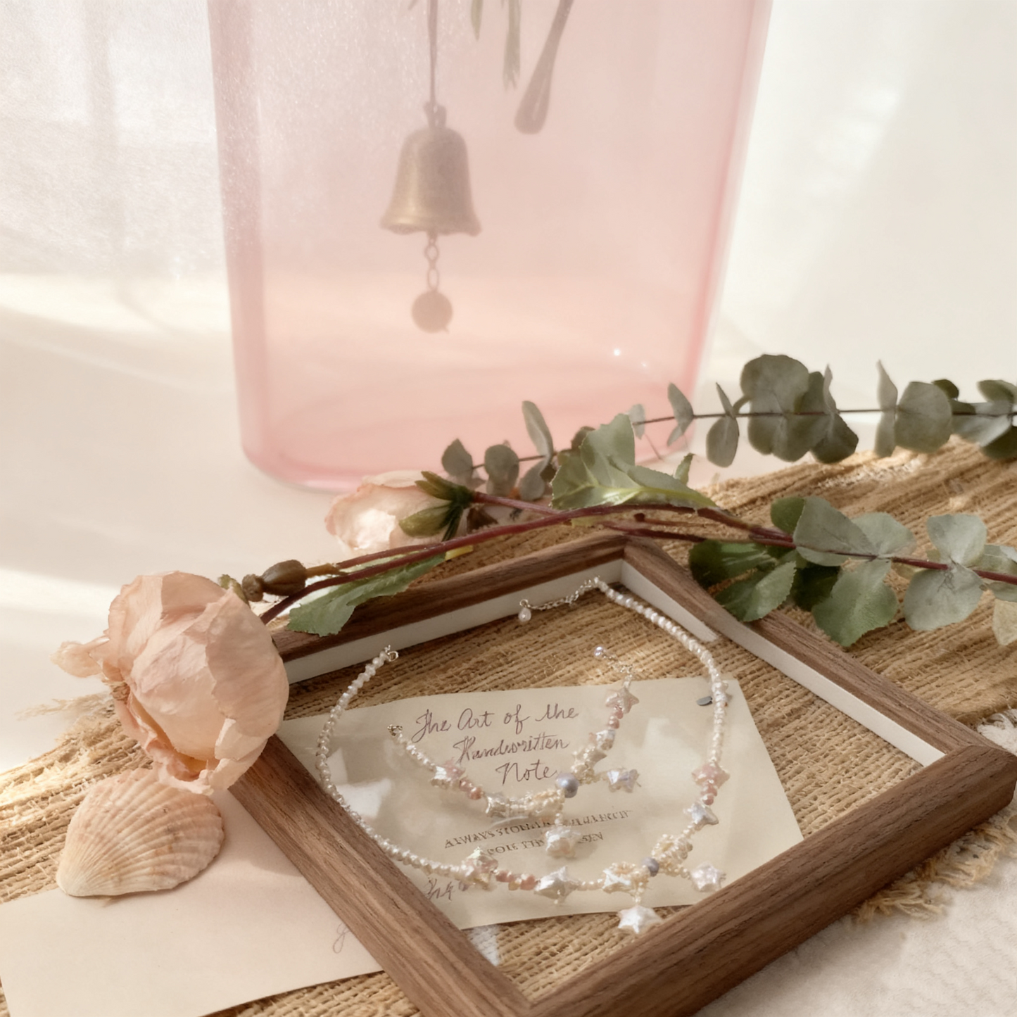 Handmade Baroque Pearl Star Necklace