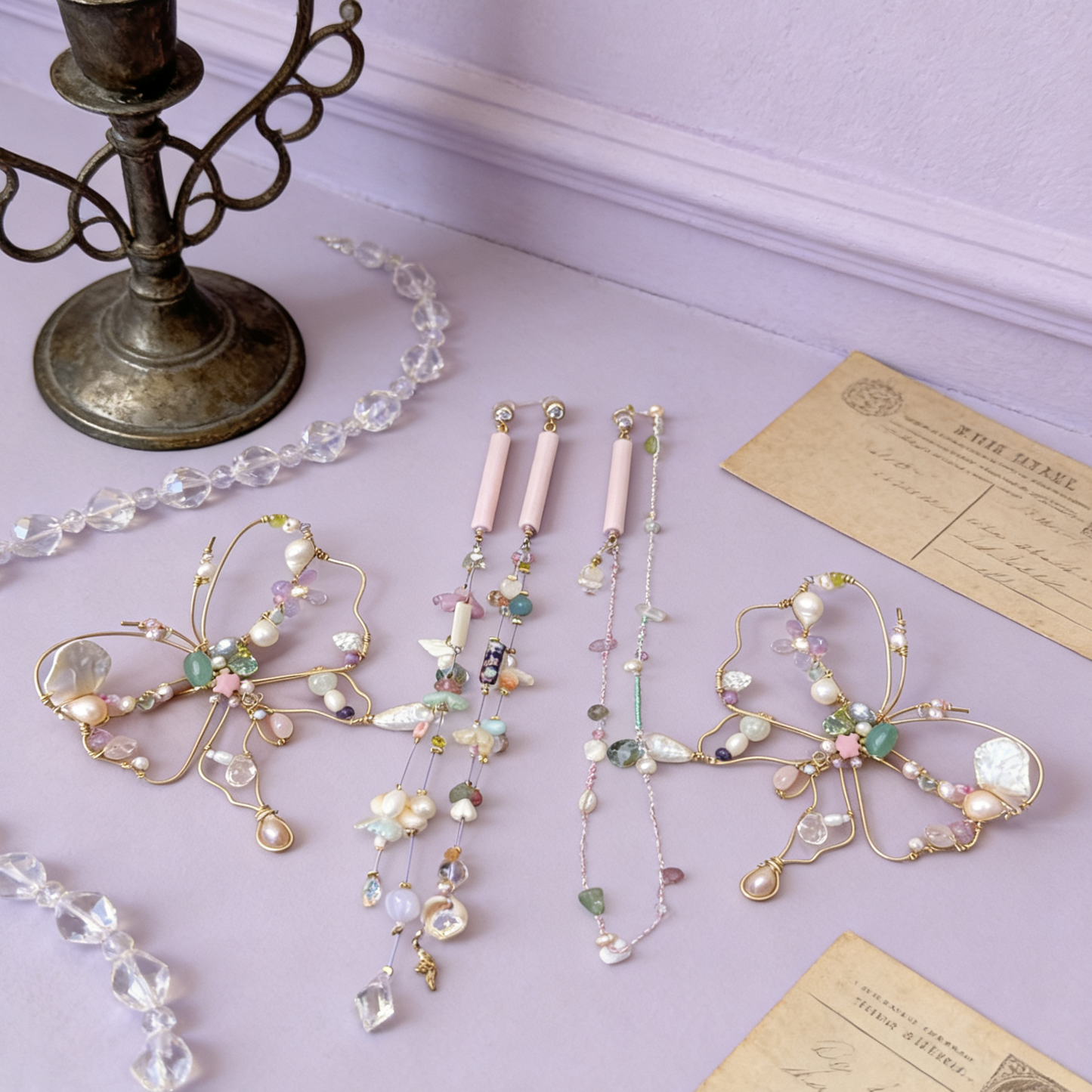 Handmade Copper Wire Butterfly Ring