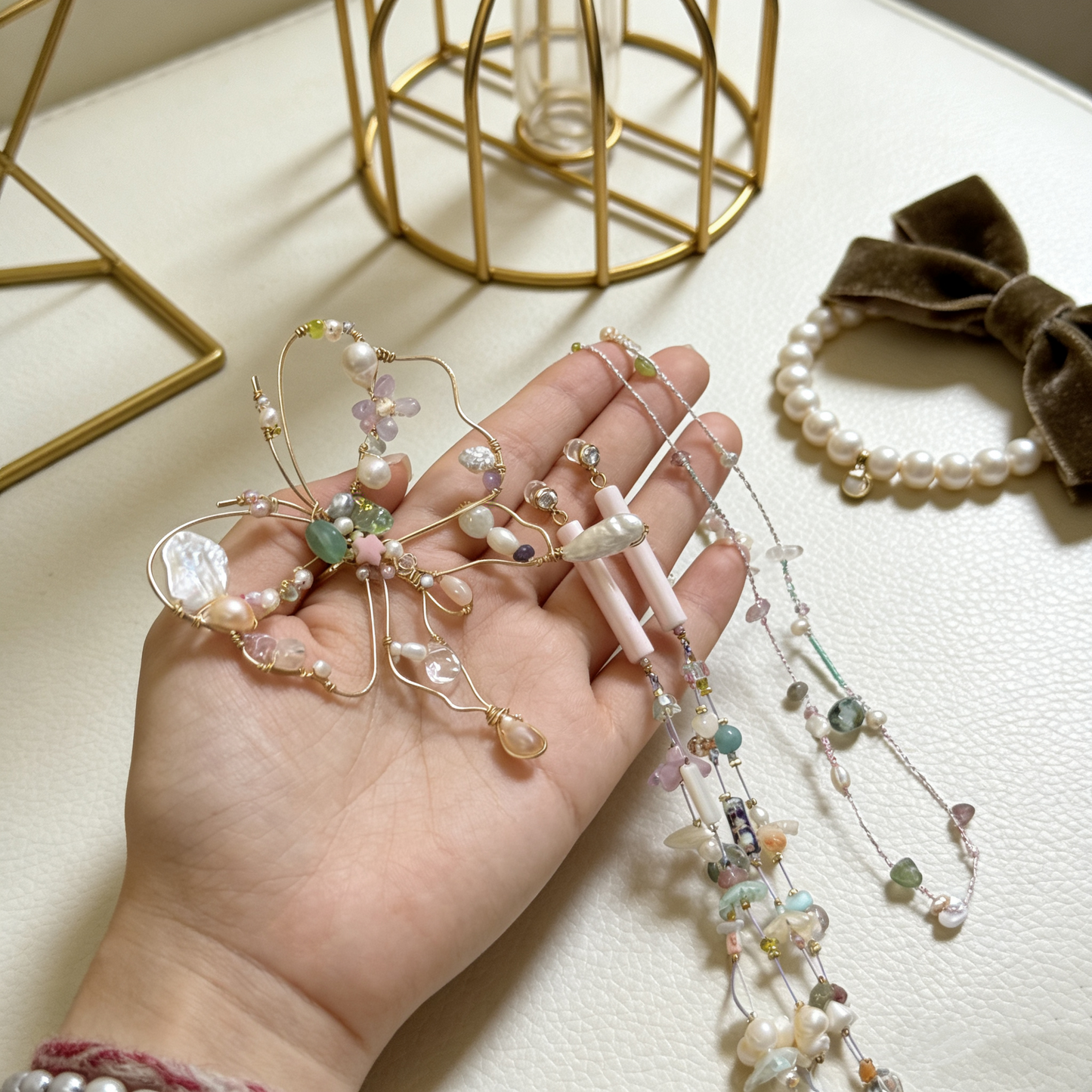 Handmade Copper Wire Butterfly Ring