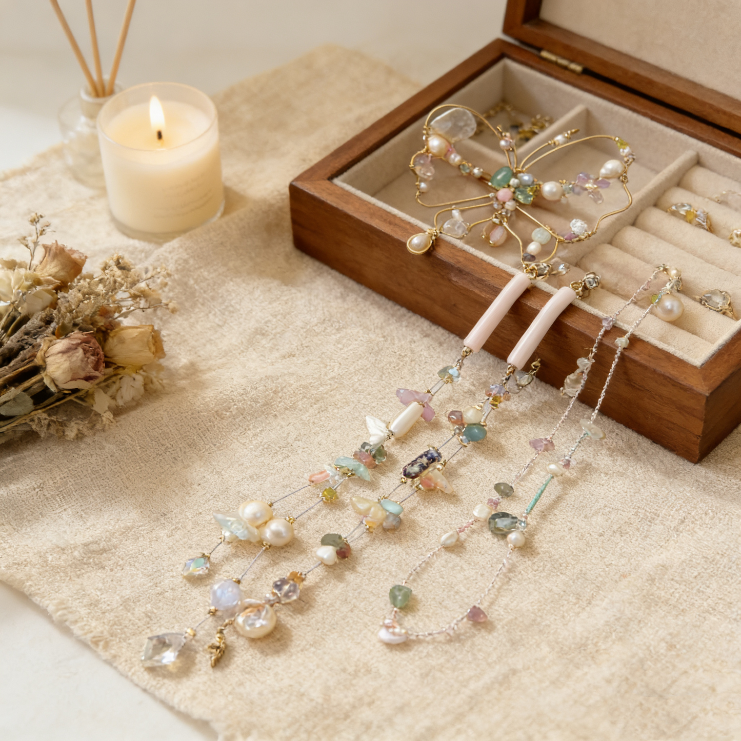 Handmade Copper Wire Butterfly Ring